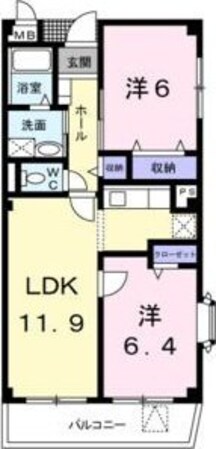 ロジュマンオヤマの物件間取画像